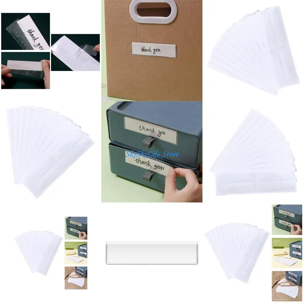 

Прочность 40ПКС сумок ярлыка ПВК Э65Э прозрачная слипчивая для организации и хранения офиса