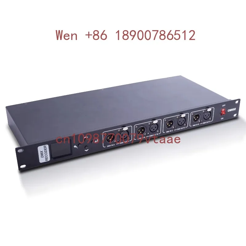 PKnight CM002 4-Port DMX512 Recorder Player Smart Lighting Controller APP/Wireless/TF Card/UDPRS485 TCP Control 300W Stage Event