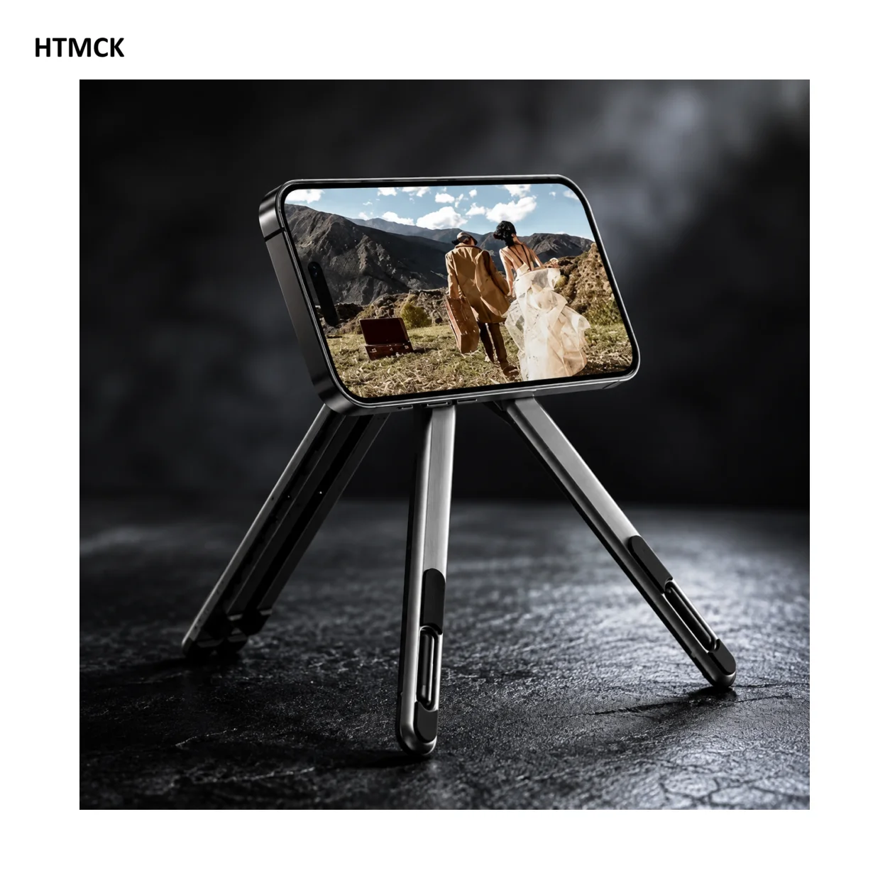 Suporte de Tripé Magnético Dobrável 3 em 1, Bastão de Selfie Portátil, Suporte Multifuncional para Telefone de Mesa para Fotografia ao Ar Livre