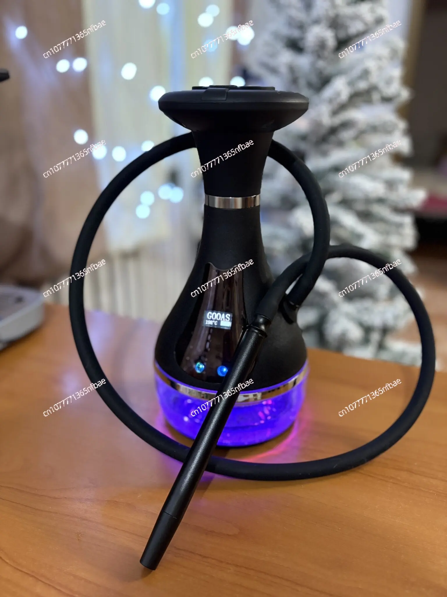 

New LED Screen Electronic Hookah High-End Intelligent Vaporizer Large Cloud Social Shisha for Party & Lounge
