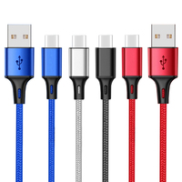 USB Type C Cable 25cm 50cm 1m 2m 3m Fast Charging USB-C Data Cord For Samsung Galaxy S21 S20 Xiaomi Mi Type-c Origin Long Wire