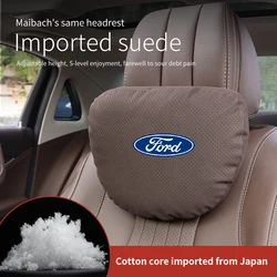 Car Headrest Neck Support Seat Lumbar Support For Ford F-150 Escape Mustang Explorer Focus Transit Taurus Fusion Fiesta Edge