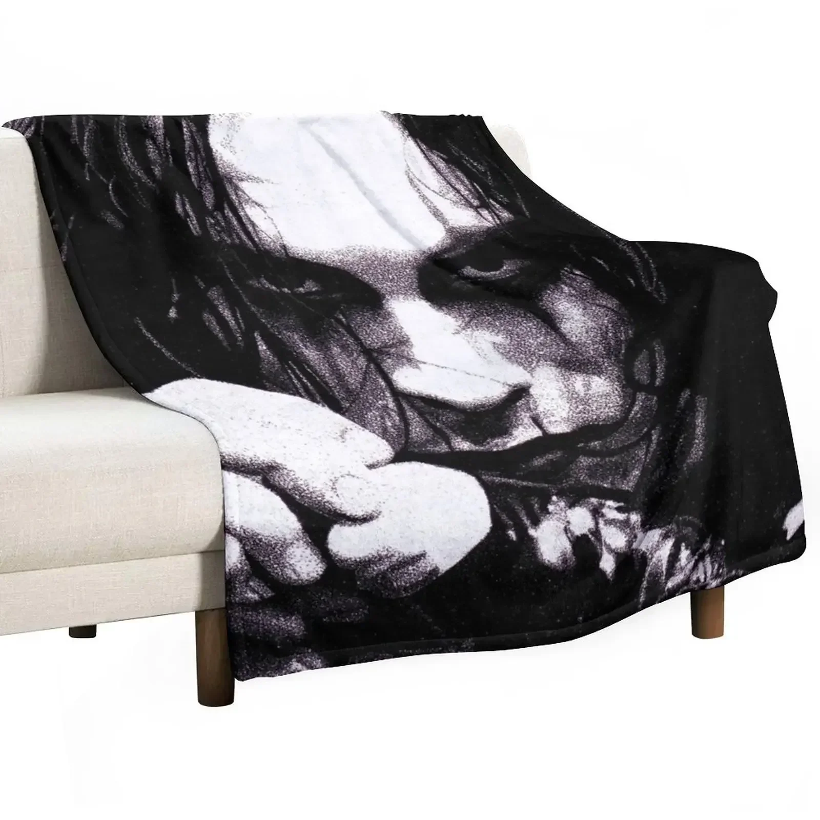 

Eric Draven Crow Throw Blanket decorative Cute Sofas warm for winter Blankets