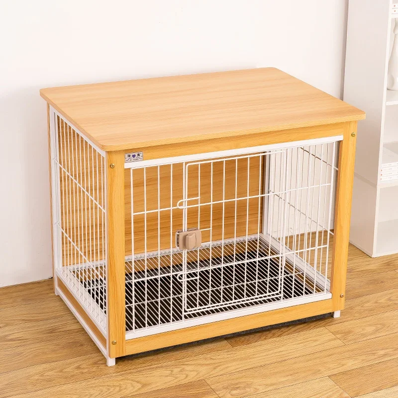 Cage en bois pour animaux de compagnie, européenne, chien