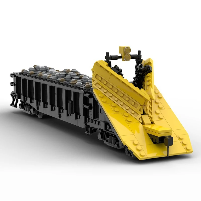 890PCS MOC Gondola Snowplow Collection Birthday Gift Decompression Building Blocks Birthday Gift