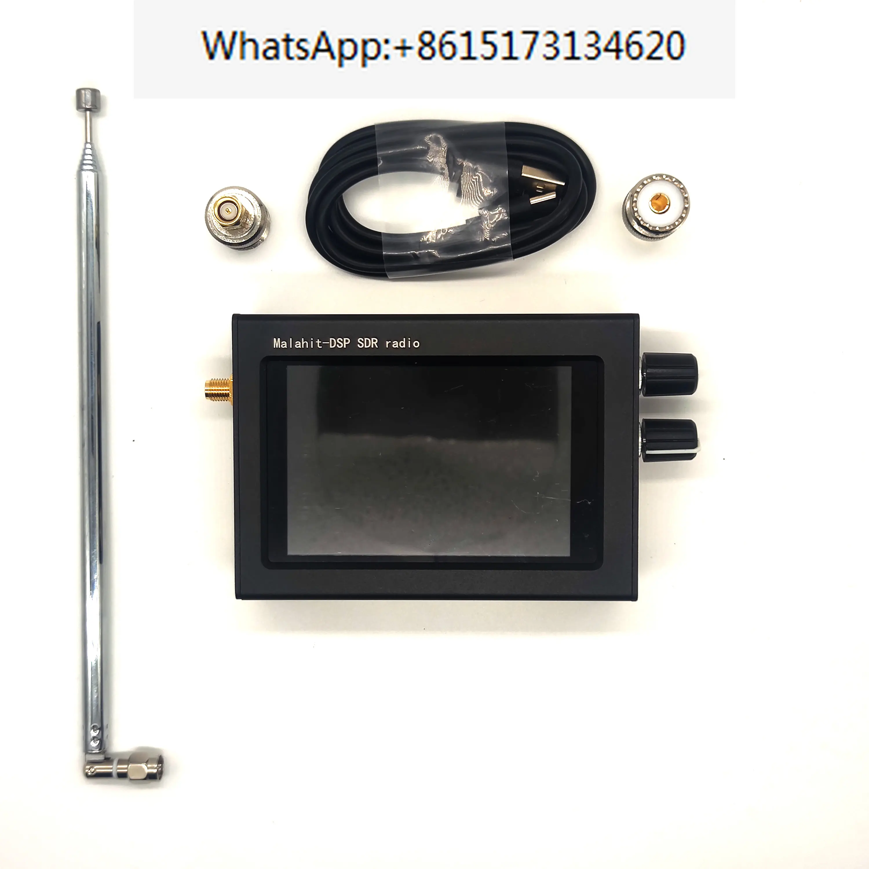 1.10D 50K~200MHz 400~2GHz SDR Malachite Receiver 3.5 Inch IPS Touching Screen Software Radio SDR Receiver DSP Noise Reduction