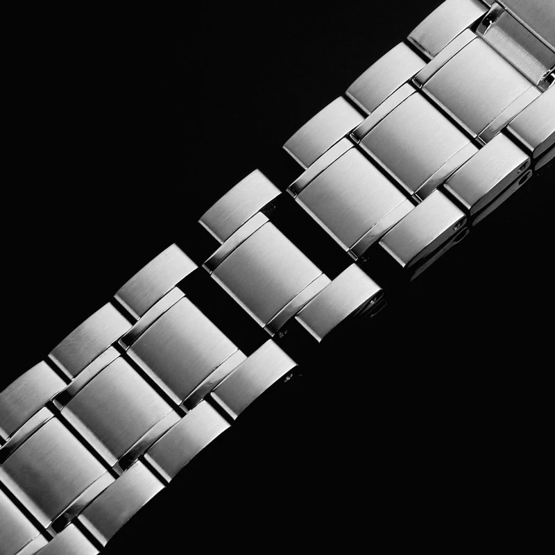 22mm Soild Stainless Steel Curved Watchband For Casio MDV-106/01 Bracelet MDV106 Swordfish Strap MTP-1374 MTP-1375 Men Wristband