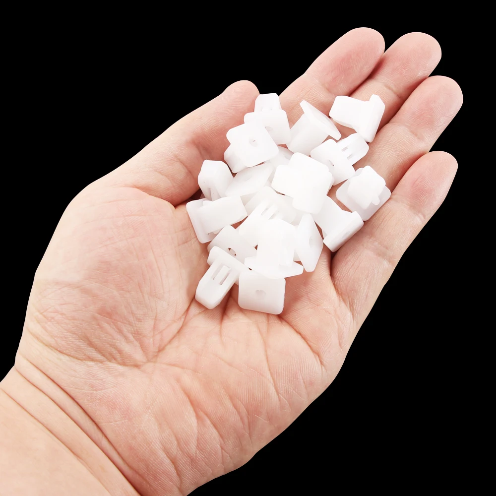 

20Pcs Square White Auto Bumper Fastener for Jeep Cherokee Comanche Commander