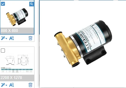 30L/min DC 12V Bilge Pump, Self-Priming Pump