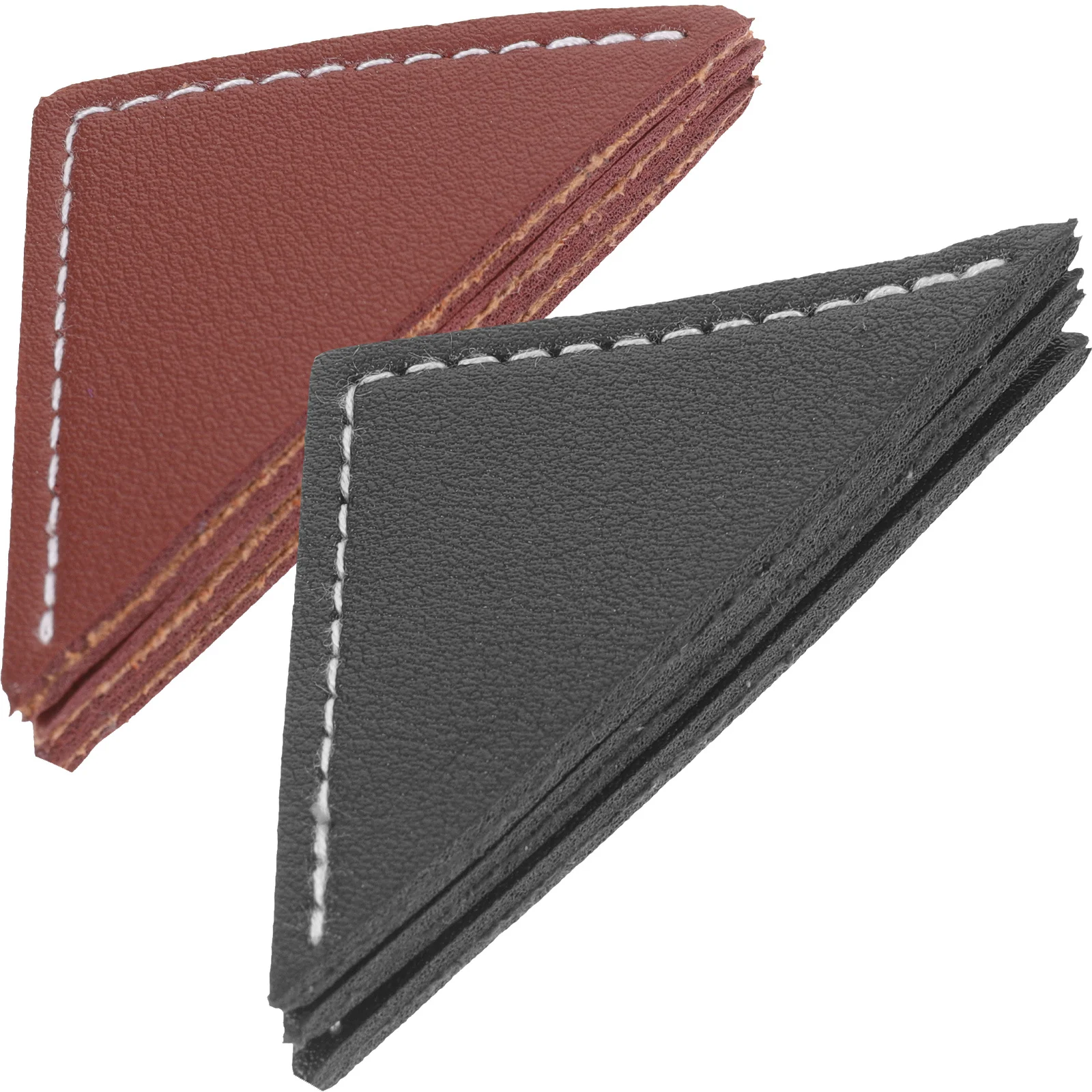 ชุดที่คั่นหนังสือรูปสามเหลี่ยมวินเทจ 6 ชิ้น สำหรับหนังสือ สมุดโน้ต อัลบั้ม สมุดภาพ ปกป้องและตกแต่ง พกพาสะดวก ใช้ซ้ำได้