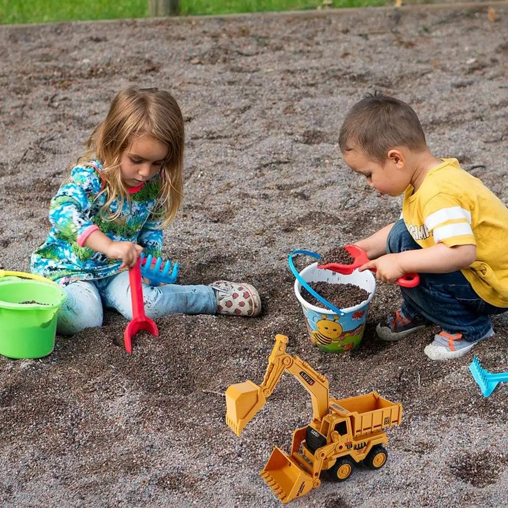 

Креативный ABS инженерный автомобиль, желтые автомобили, большой бульдозер, классическая детская модель экскаватора