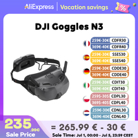 DJI Goggles N3 FPV Goggles 1080p Ultra Wide Screen Immersive Flight Experience FPV Goggle Wireless Streaming Goggles for Drones