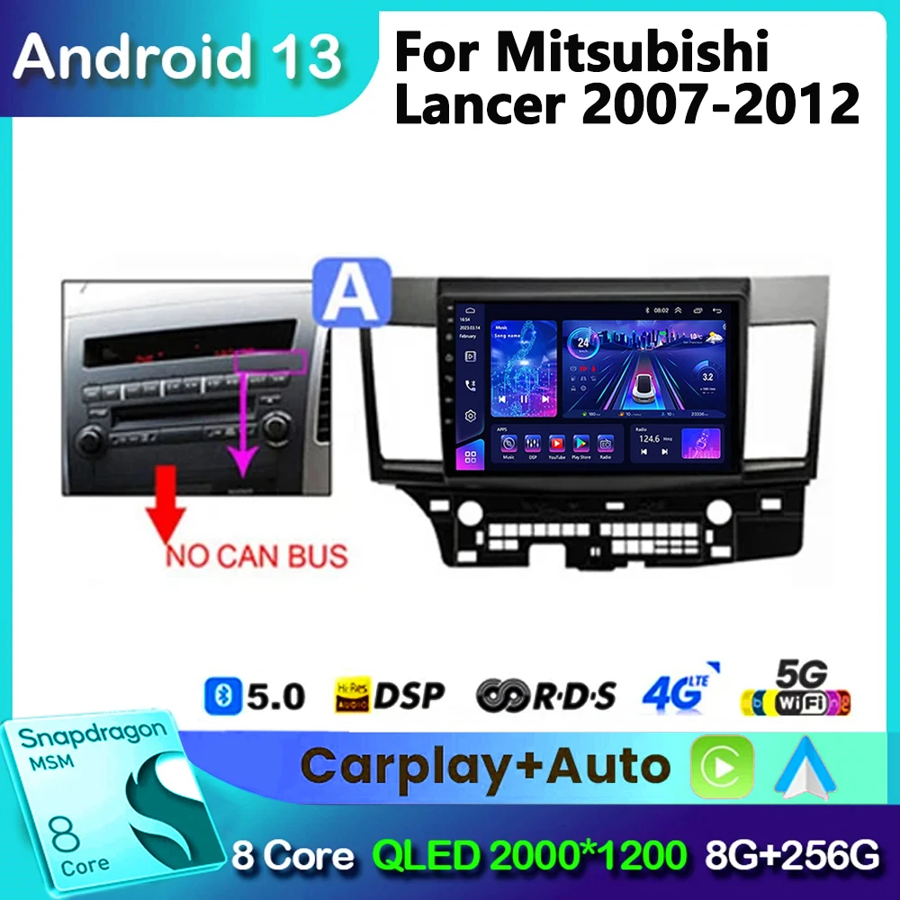 

Вентилятор охлаждения Android 10 для Mitsubishi Lancer 10 CY 2007 - 2012 No 2din Dvd Автомобильный радио видеоплеер GPS Навигация стерео