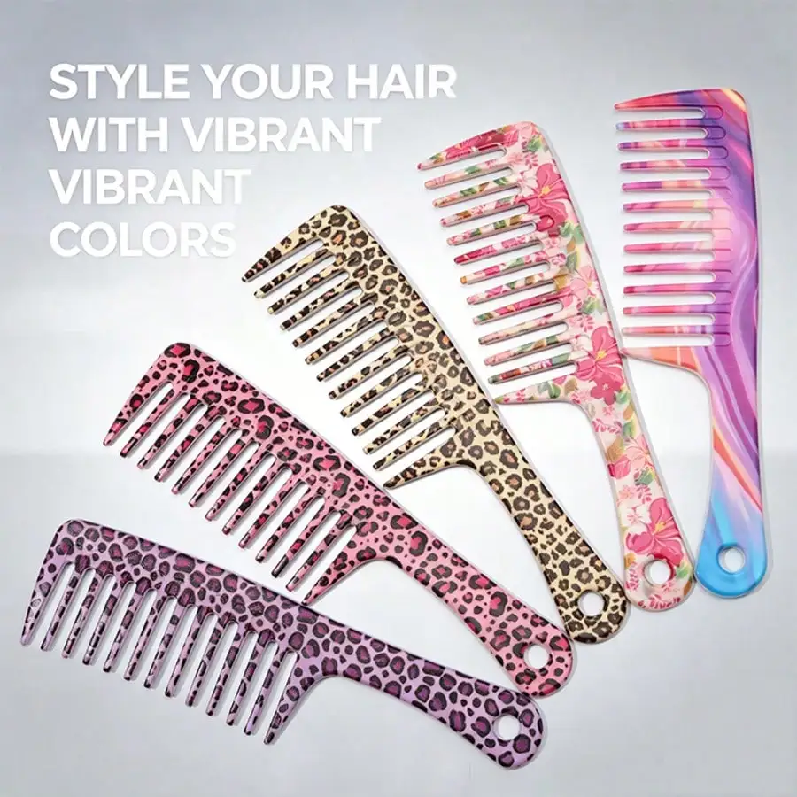 

2pcs Hair Brush/Hair Comb, Wide Tooth Comb Hair Brush Styling Comb Set/Kit, Fine Teeth Rat Tail/Pointed Tail Hair Brush For All Hair Types For Hair Styling,Hair Brush,Comb,Hair Tools, Hair Products And Accessories For Barber Salon Beauty Travel Essentials