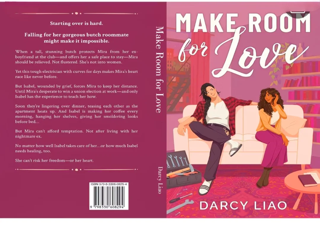 Make Room for Love by Darcy Liao - LGBTQ+ Contemporary Romance & Roommate Slow-Burn Paperback Book