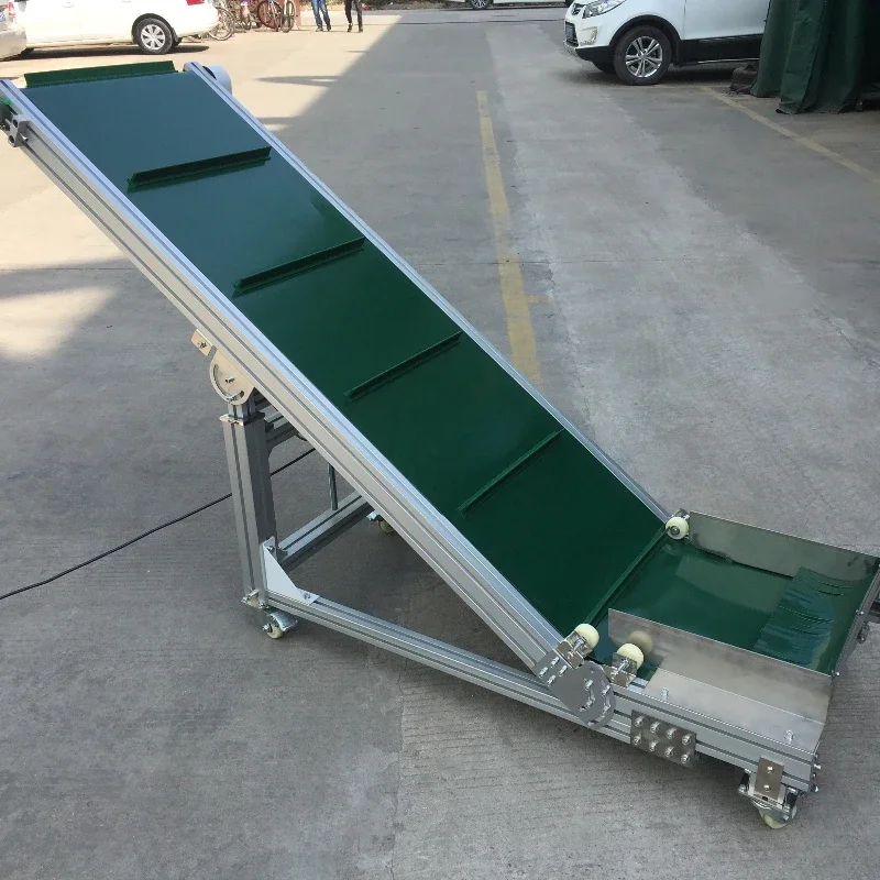 

Small Incline Conveyor Belt Incline Cleated Hopper Belt Conveyor