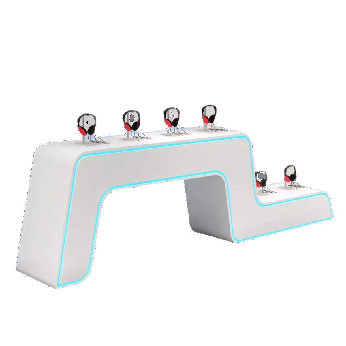 Special-shaped luminous booth Display stand Display cabinet Product cabinet Display