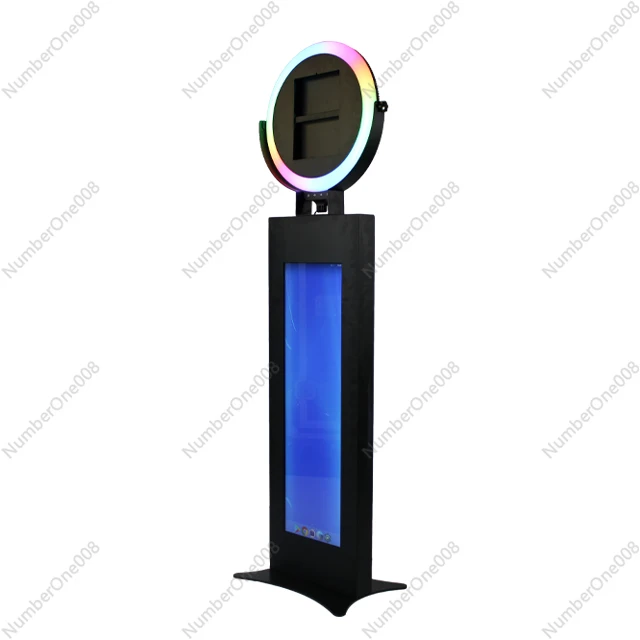 

Portable Ring Light ipad Photo Booth Machine Stand Flight Case Shell Photobooth for Wedding or Party