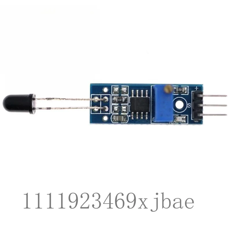 3-Pin Flame Sensor Module, IR Fire Detection Sensor for Arduino Smart Car Robo