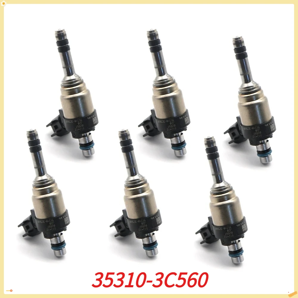 

Форсунка топливная для автомобиля 35310-3C560, 6 шт., для Hyundai Azera, Genesis, Santa Fe, Kia Cadenza, K900, Sedona, Sorento 3.3L, 3.8L, 2011-2018 гг.