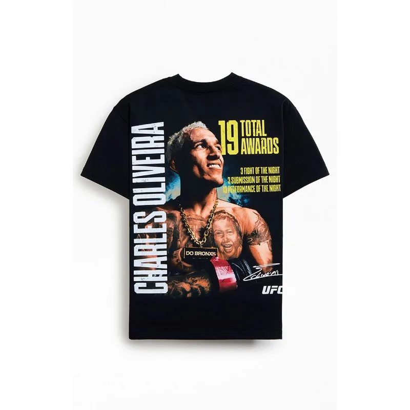 

UFC Oliveira Night Printed Fighting T-shirt
