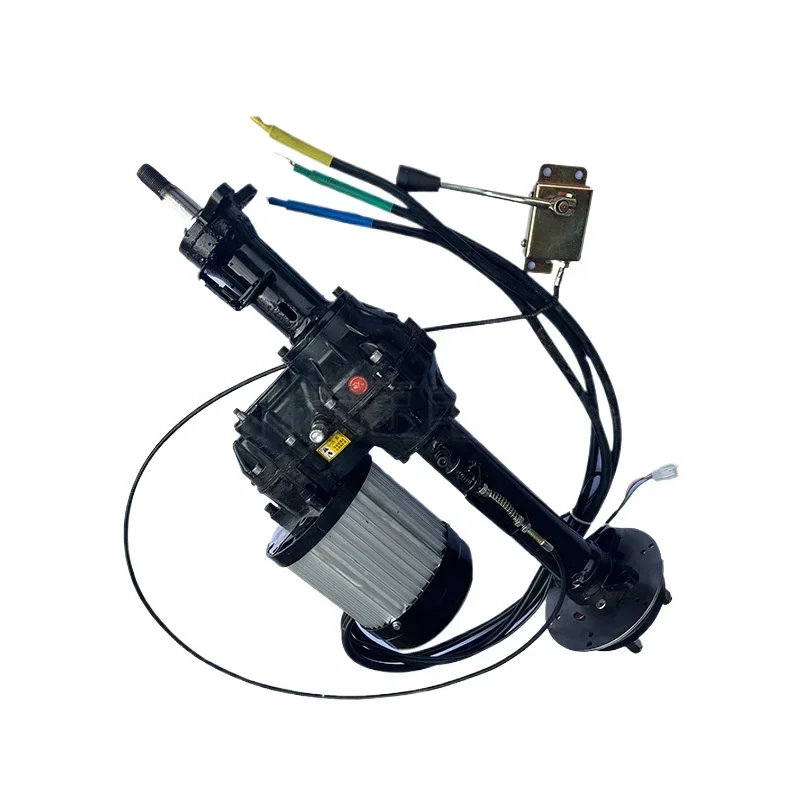 Electric vehicle rear axle disc brake high power differential lock rear axle DC brushless motor variable gear rear axle