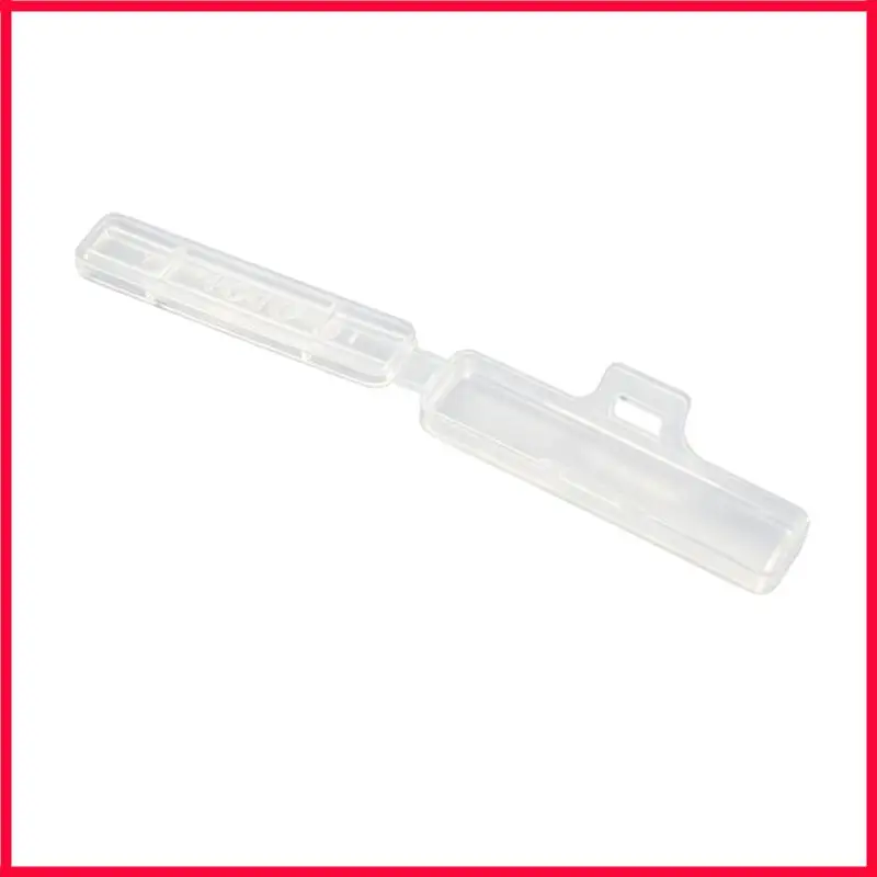 XX9B Pack of 100 Clear Wire Label Frame Cable Marker Frame for Cable Organization