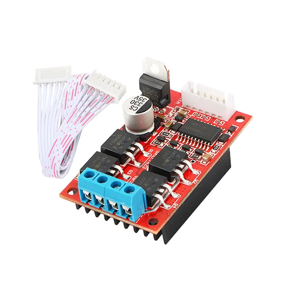 12V 24V 36V DC Motor Drive Board 450W H Bridge Motor Speed Controller Forward Reverse Rotation Motor Controller Support MCU PLC