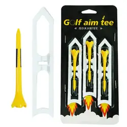 Tees For Golfing Practice 3pcs Professional Golf Practice Rocket Tees Rocket Design Golf Practice Tool per corte e guida