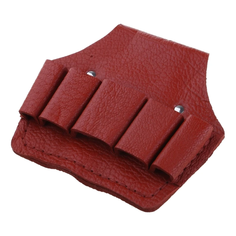 Bolsa cinto ferramentas A2UD Bolsa cintura resistente couro vaca 16x15,5cm/6,3x6,1in para eletricista