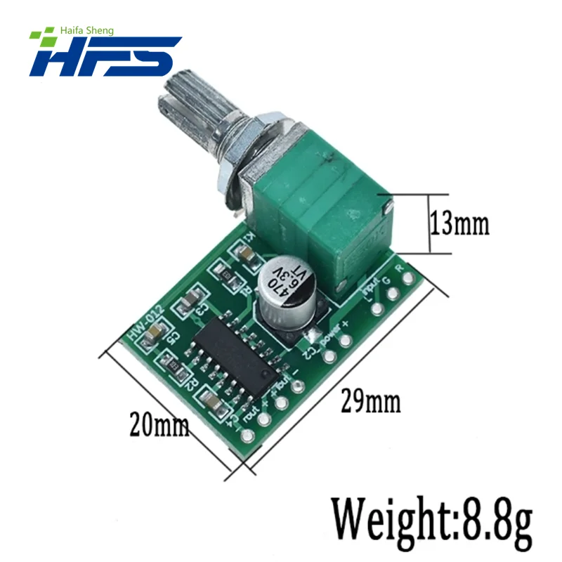 PAM8403 5V Power Audio Amplifier Board 2 Channel 3W W Volume Control / USB Power