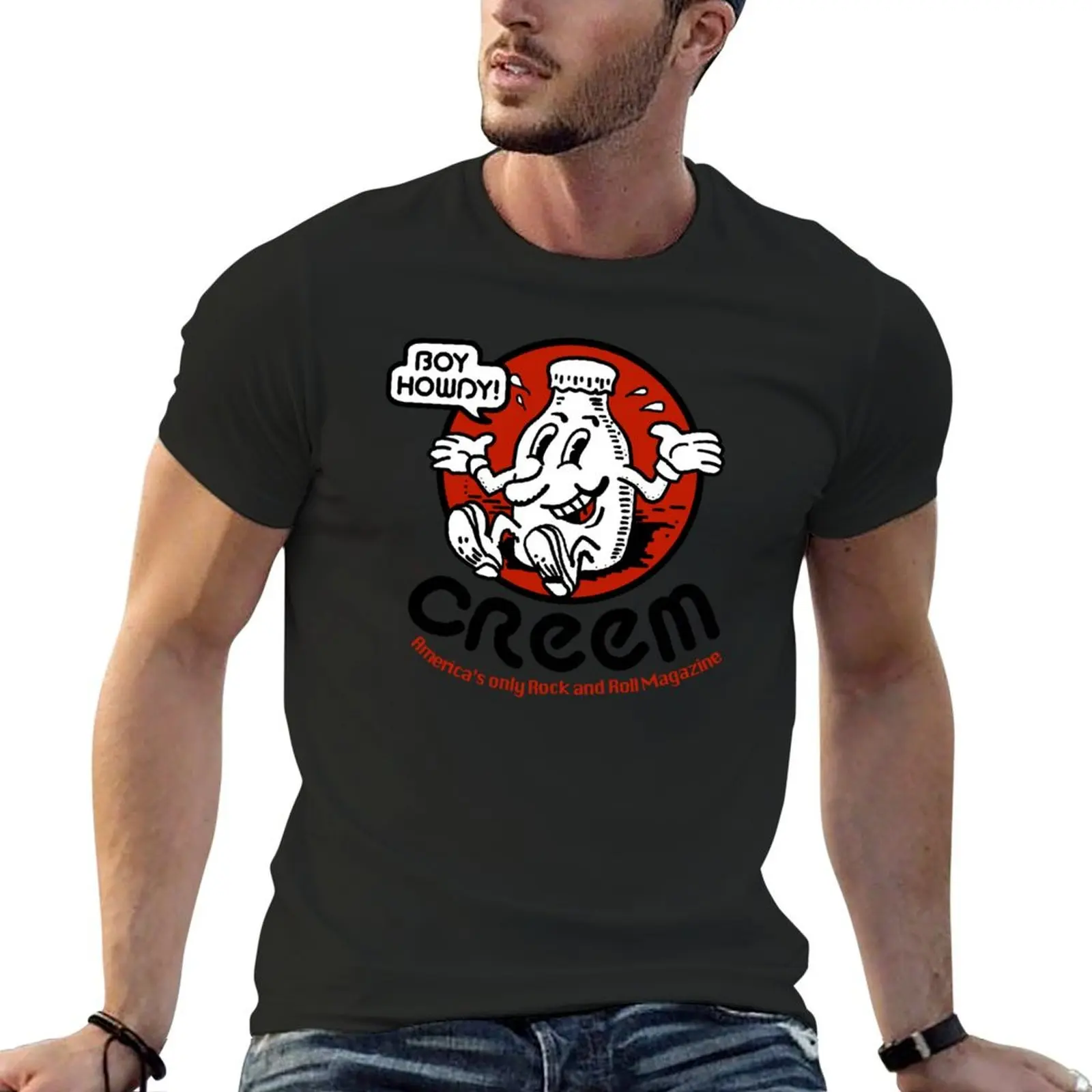 Old Creem Magazine T-Shirt oversized graphic tee oversized t shirt custom shirt t shirts men