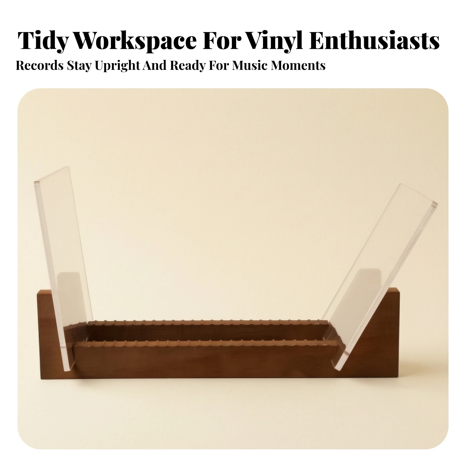 Supporto in Vinile con Pannell - Display Stand Wood recensione e prezzo
