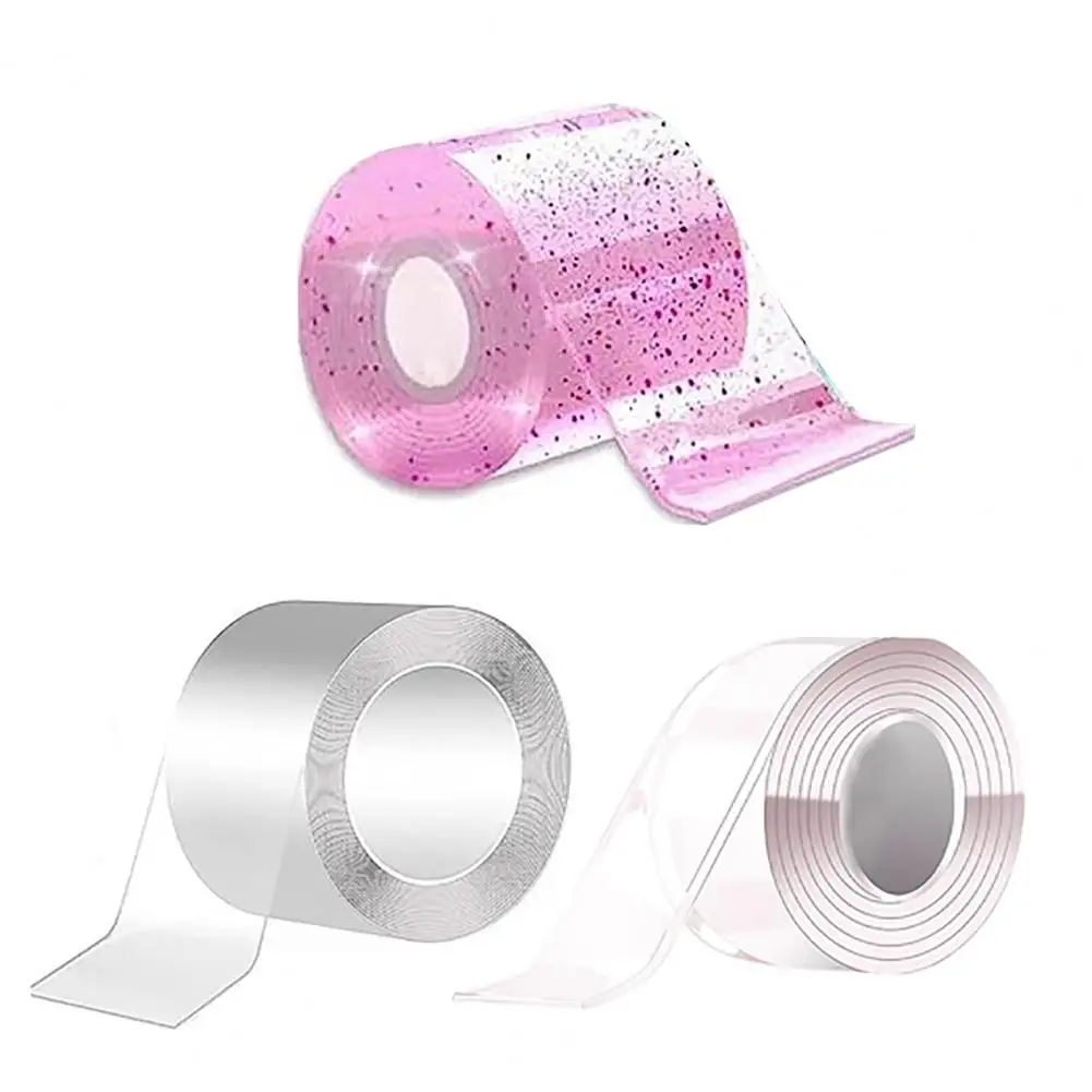 1 Set 300CM Nano Tape Bubble Toy with Straw Charm Sticker Inflator Tweezer Adhesive Funny Stress Relief DIY Craft Making Toy Kit