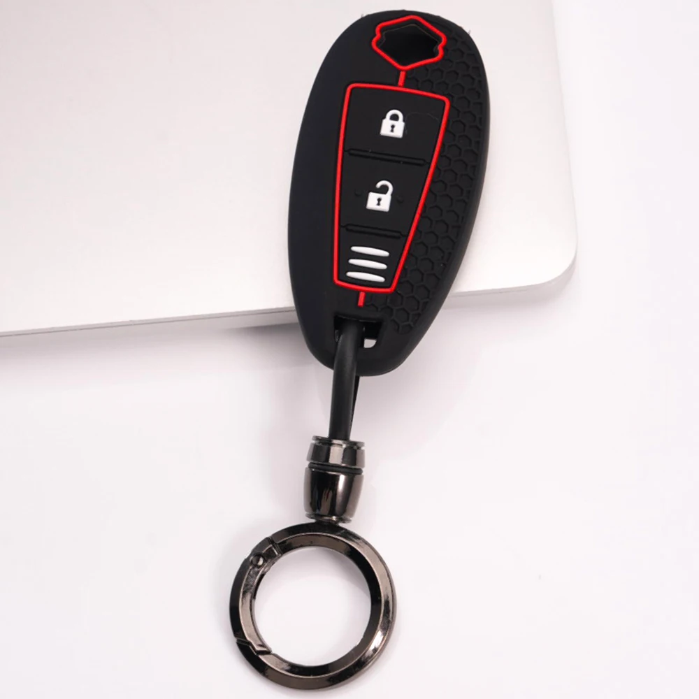 Smart Key Shell With Keychain For Suzuki Swift Vitara SX4 Baleno Ciaz Ertiga Ignis Kizashi S-cross Alivio Daily Use Premium