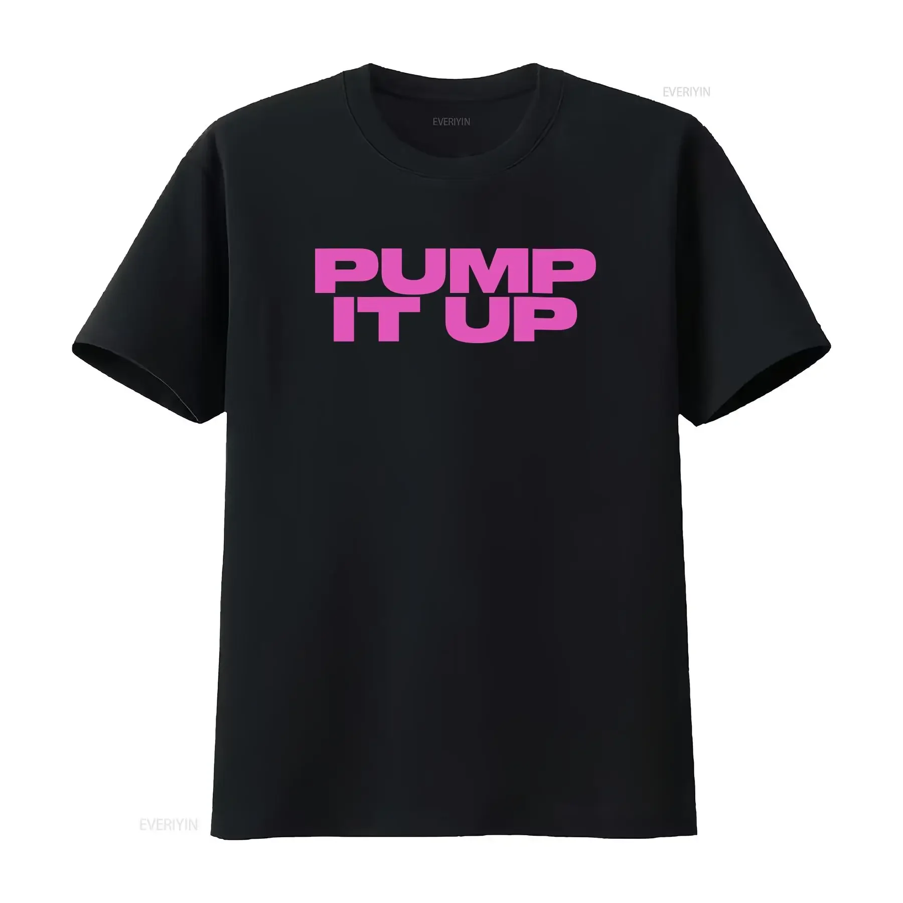Pump It Up The Substance Slogan T shirt White Heavy Cotton vintage Washed graphic Top For Everyday Wear Soft homme