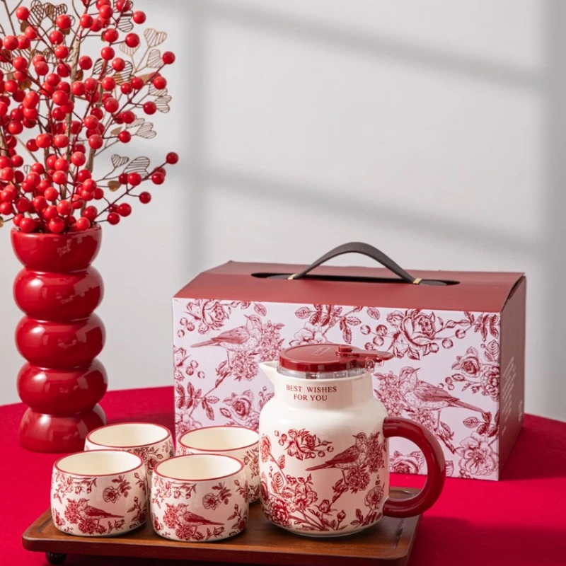 

Tea set wedding gifts for newlyweds, brides, young people cups, wedding moving gifts