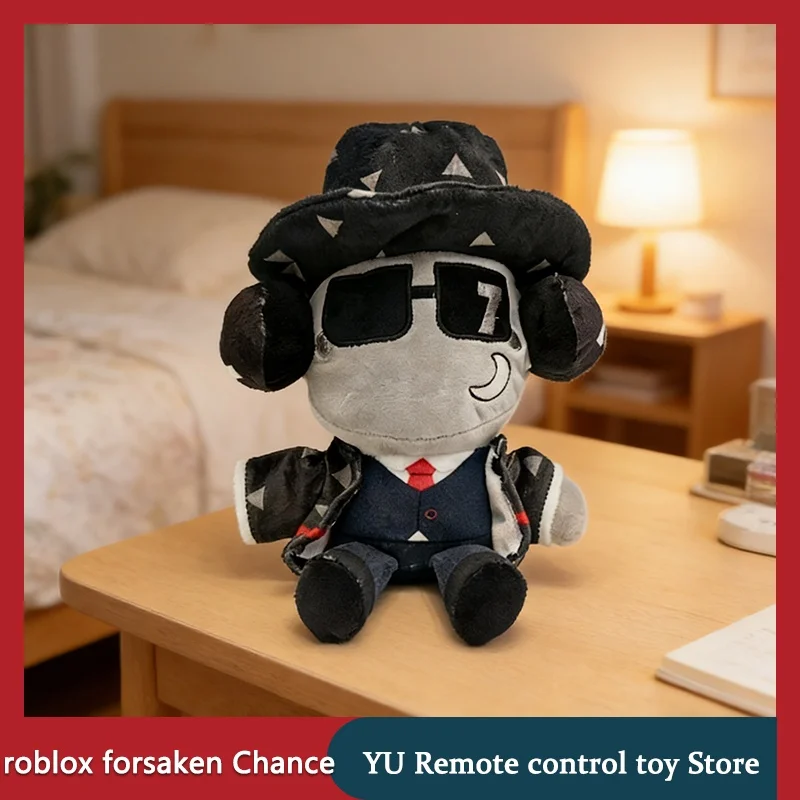 

Roblox Forsaken Chance Plush Doll Cartoon Anime Plush Toy Kawaii Sofa Cushion Ornament Christmas Birthday Children'S Toy Gift