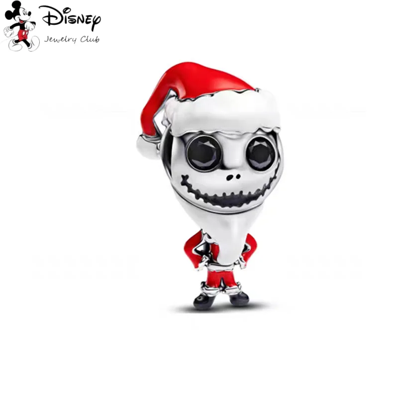 MINISO جديد DIY صنع هدية الكريسماس ديزني ميكي ماوس 、 الدب الكبير وستيتش استرخى خرزة ساحرة تناسب سوار الفضة 925 الأصلي