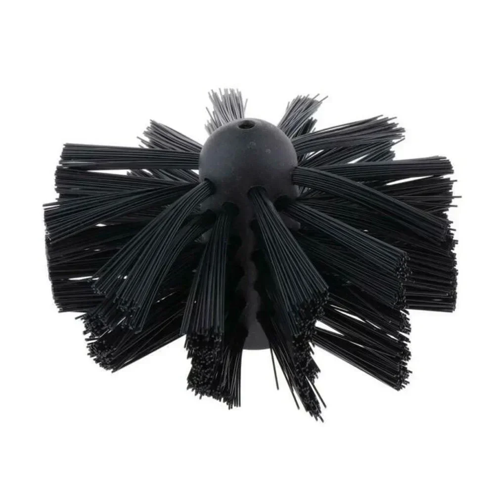 200 مللي متر مدخنة فرشاة الروتاري مجفف تنفيس تنظيف فرشاة الخشن رئيس قضيب ل مدخنة أنبوب مجفف الموقد الجدار الداخلي تنظيف أداة