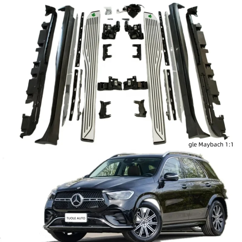 Factory Direct Automatic LED Electric Side Step Power Running Board Exterior Modification Parts for Mercedes GLE V167 W167 GLS X