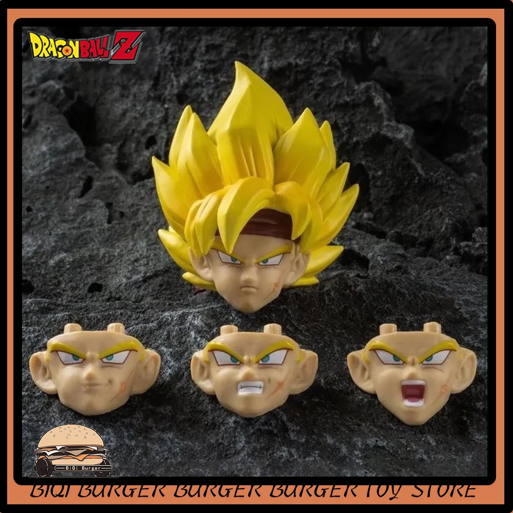 

Dragon Ball Shf Figure Demonic Horse Bardock Super Saiyan Head Pack Poseable Action Figure Accessories Collectible Model Doll