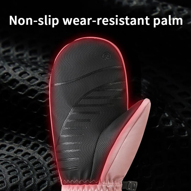 Winter Skiing Gloves Touch Screen Warm Camping Outdoor Sports Non-slip Gloves Windproof Cycling Gloves Men Women Fixed Size