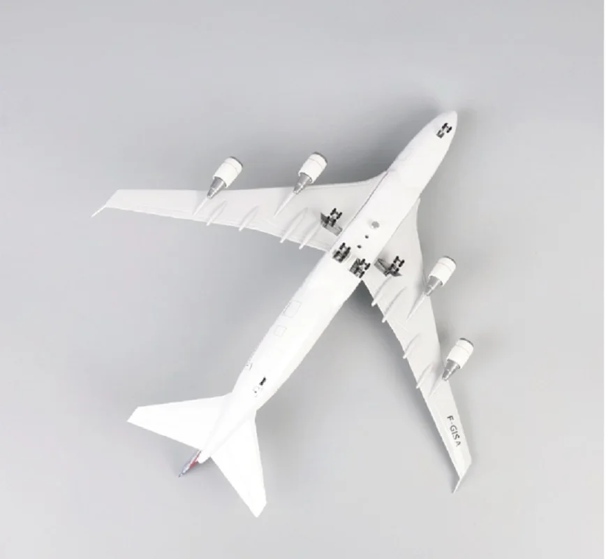 47cm Plastic Model B747 Air France Airplane Model 1/150 Scale Aircraft Diecast With Landing Gear For Aviation Collectors Gift