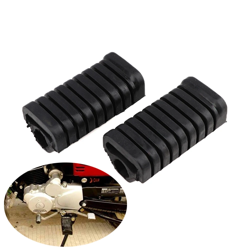 1 Pair Motorbike Foot Peg Rubber Nonslip Footrest Pedal Foot Peg Cover Set For Honda WY125 Motorcycle Accessories