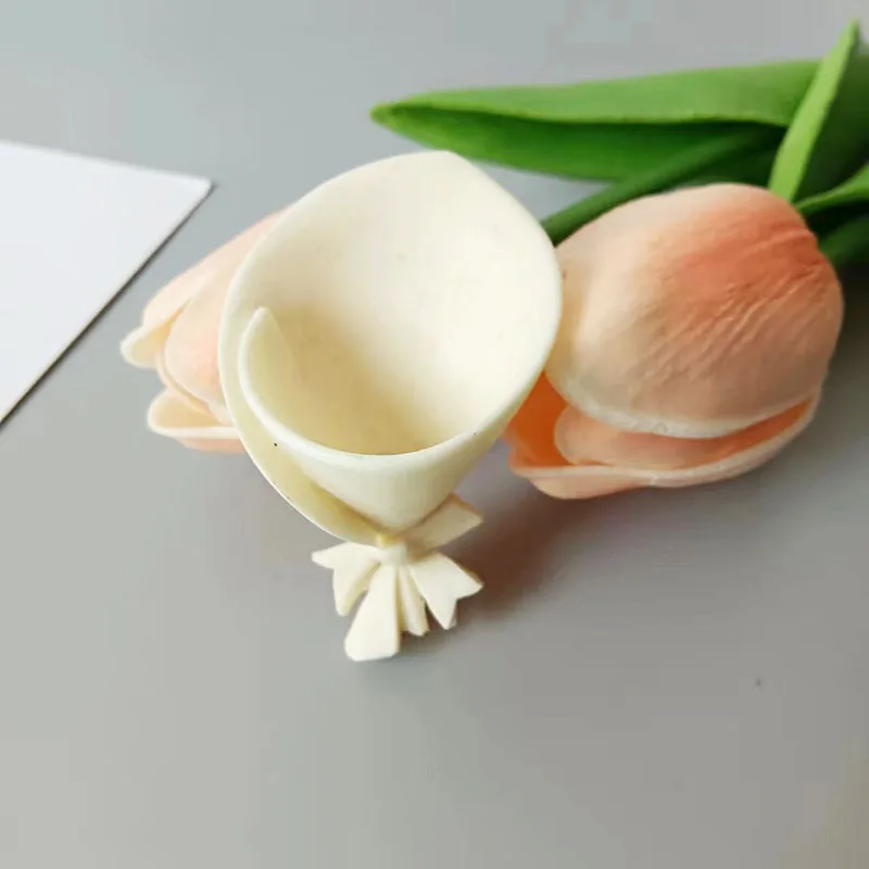 Flower Vase Plaster Molds Mini Bouquet Pot Silicone Molds Home Decoration Car Pendant Aroma Concrete Molds Storage Dish Molds