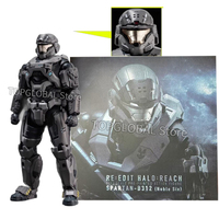 Spartan-B312 Action Figures Halo Reach Figure Noble Six Anime Figure Master Chief Figurine Ko Model Customized Decorate Gift Toy