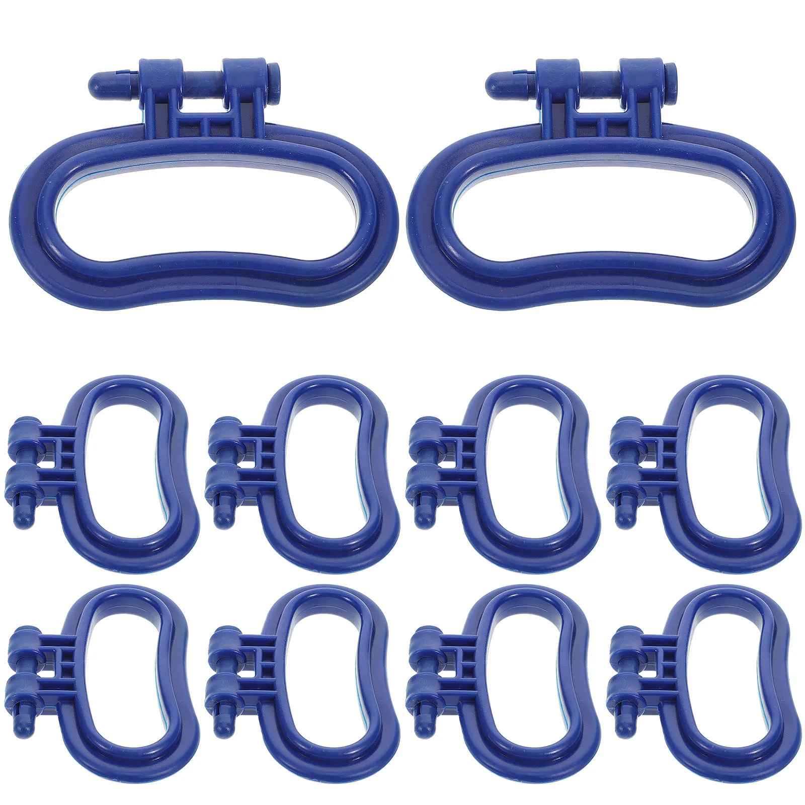

10 Pcs Plastic Bucket Handle Bottled Beverage Barrel Grip Compact for Replacement Water Handles