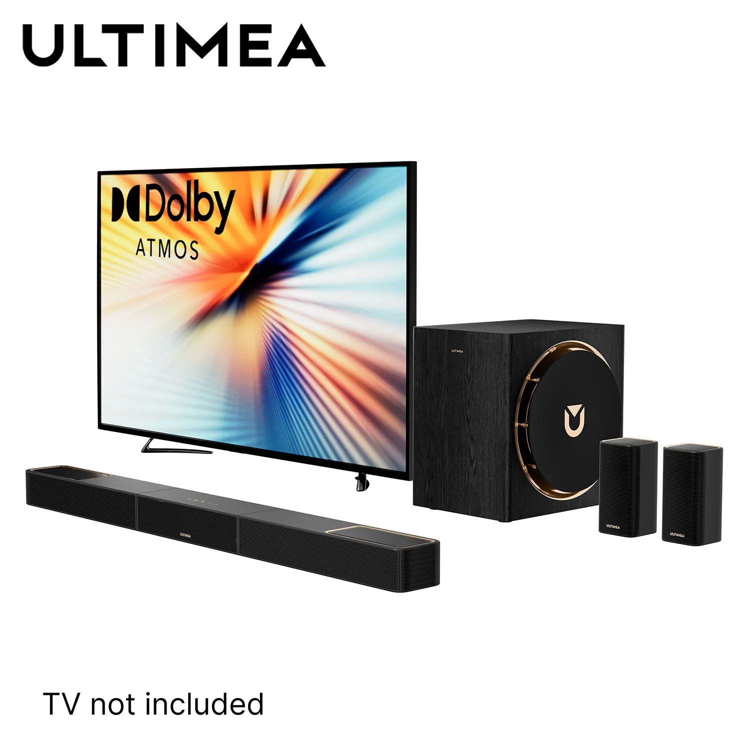 ULTIMEA Skywave X50 5.1.4ch syst�me de son Surround sans fil pour TV avec haut-parleur Bluetooth Dolby Atmos Home Cinema avec Subowoofer