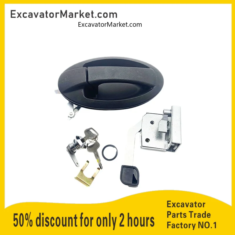 For Komatsu PC56-7/60-8/70-8 excavator cab door lock lock block inner and outer excavator accessories Excavator Accessories